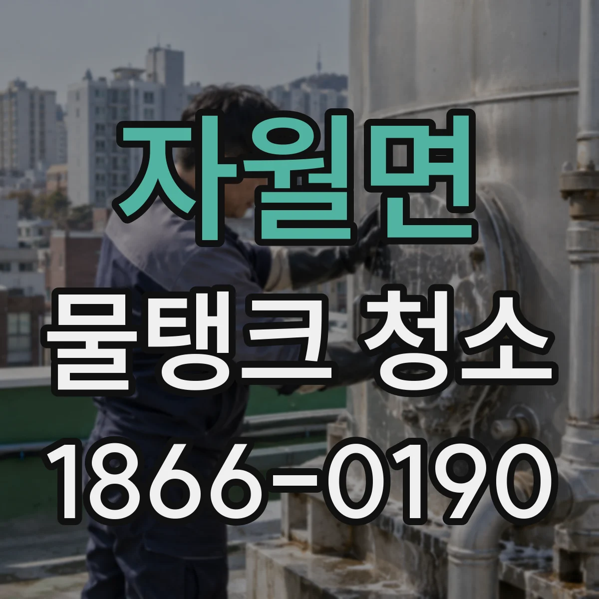 자월면 물탱크 청소