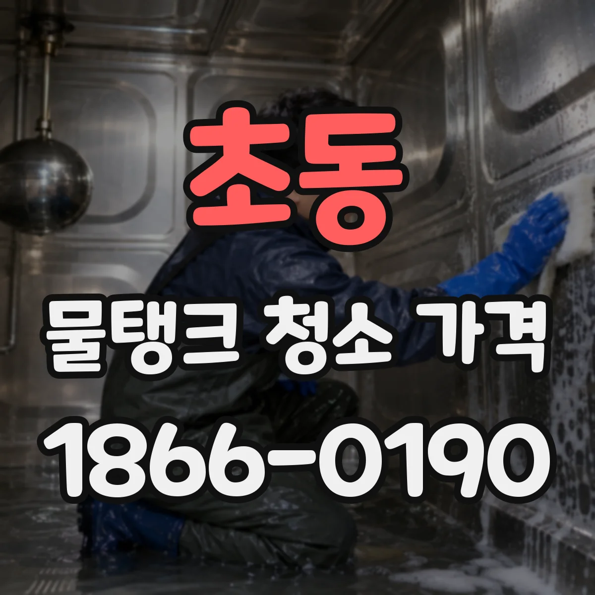초동 물탱크 청소 가격