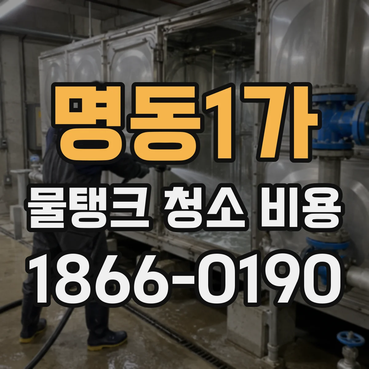 명동1가 물탱크 청소 비용