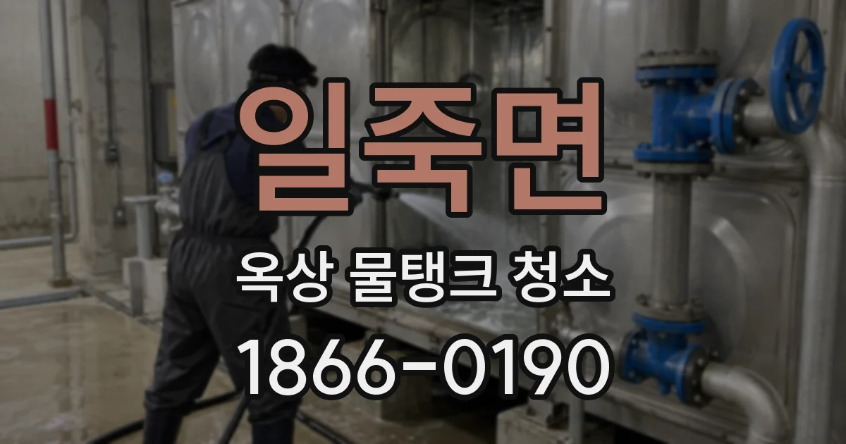 일죽면 옥상 물탱크 청소