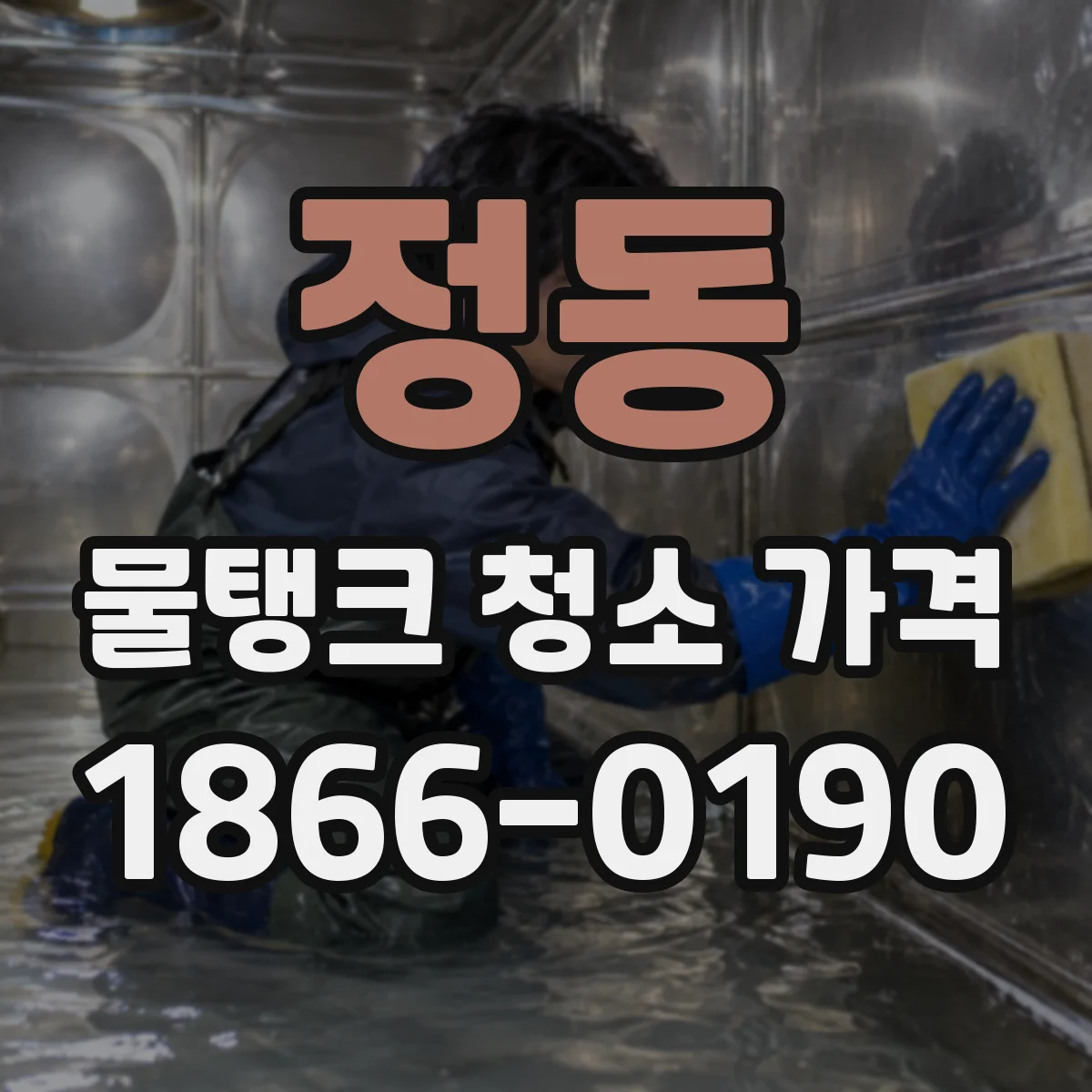 정동 물탱크 청소 가격