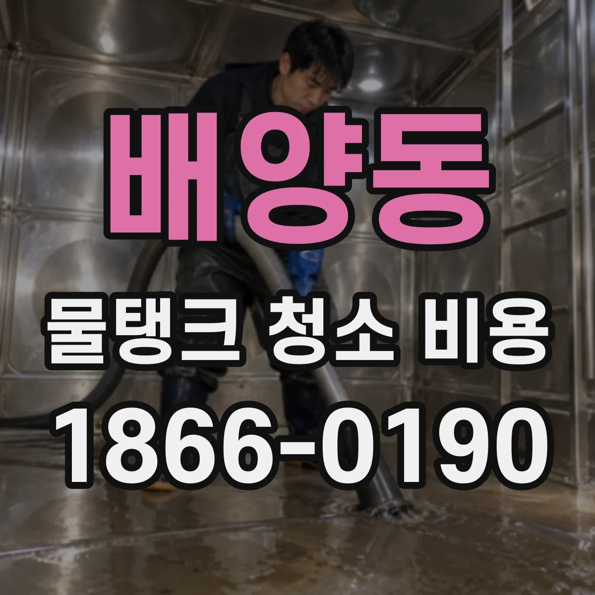 배양동 물탱크 청소 비용