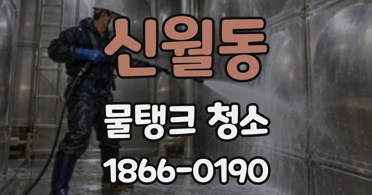 신월동 물탱크 청소