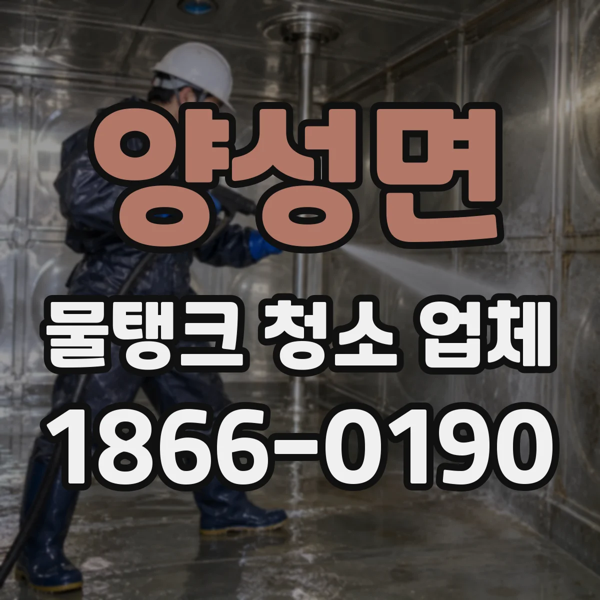 양성면 물탱크 청소 업체