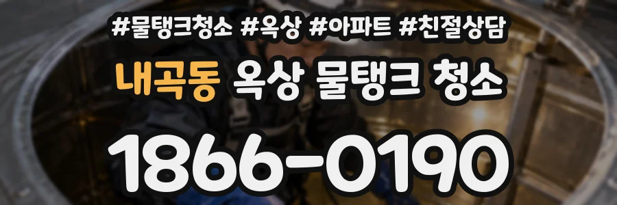 내곡동 옥상 물탱크 청소