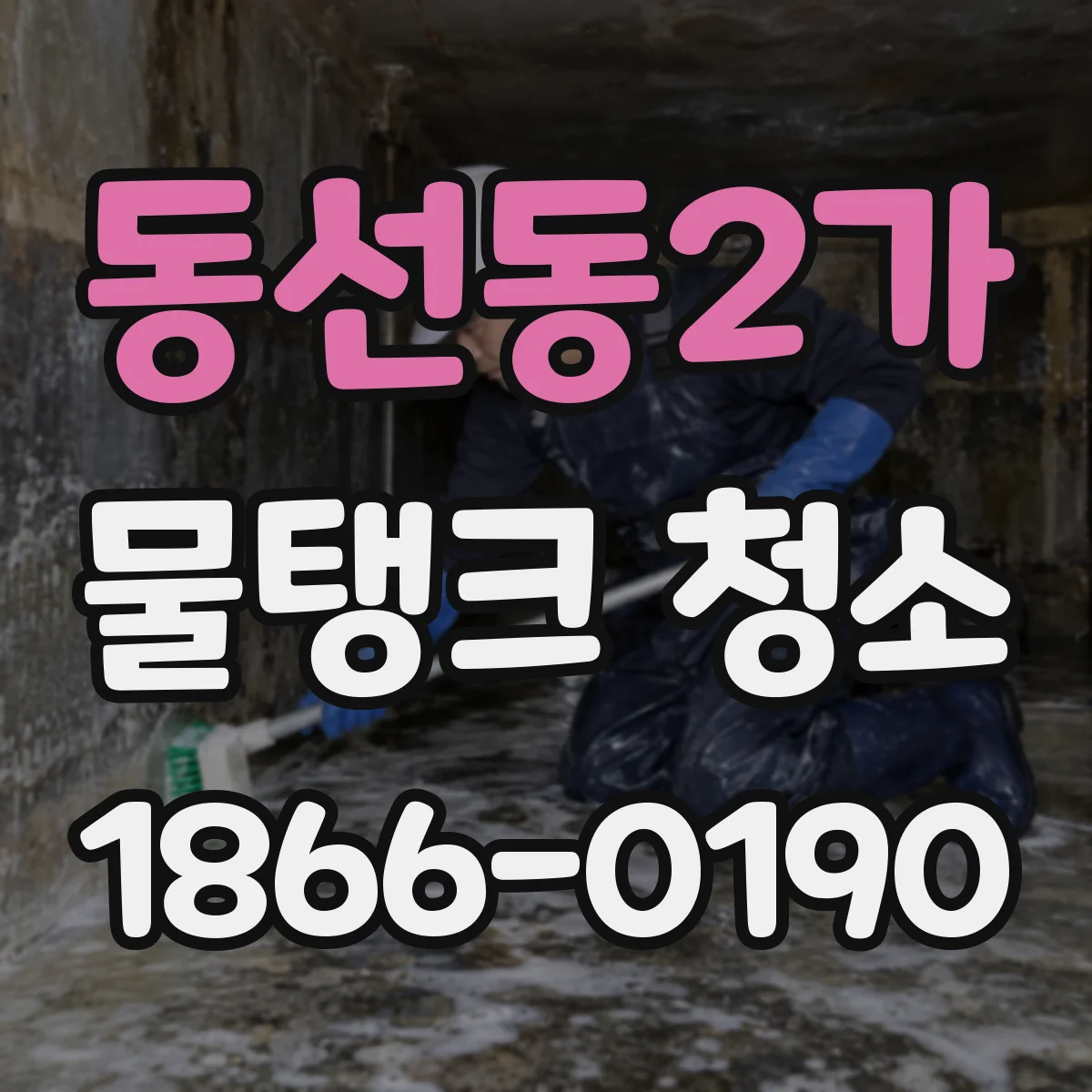 동선동2가 물탱크 청소