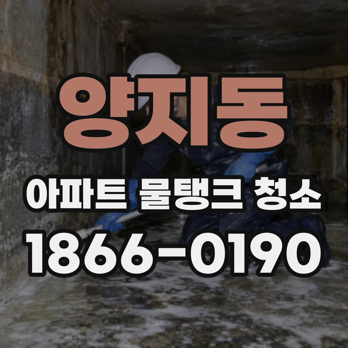 양지동 아파트 물탱크 청소