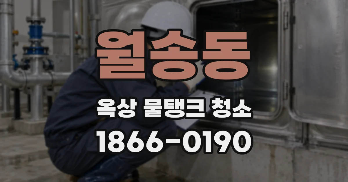 월송동 옥상 물탱크 청소