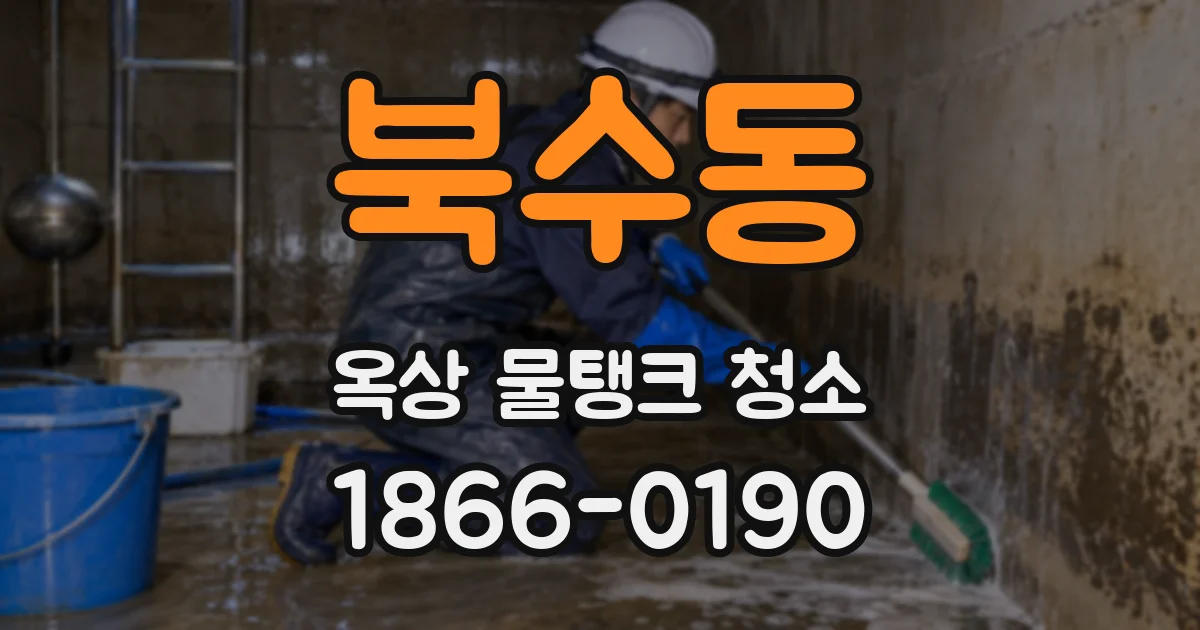 북수동 옥상 물탱크 청소