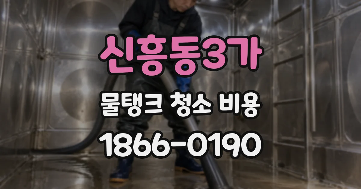 신흥동3가 물탱크 청소 비용