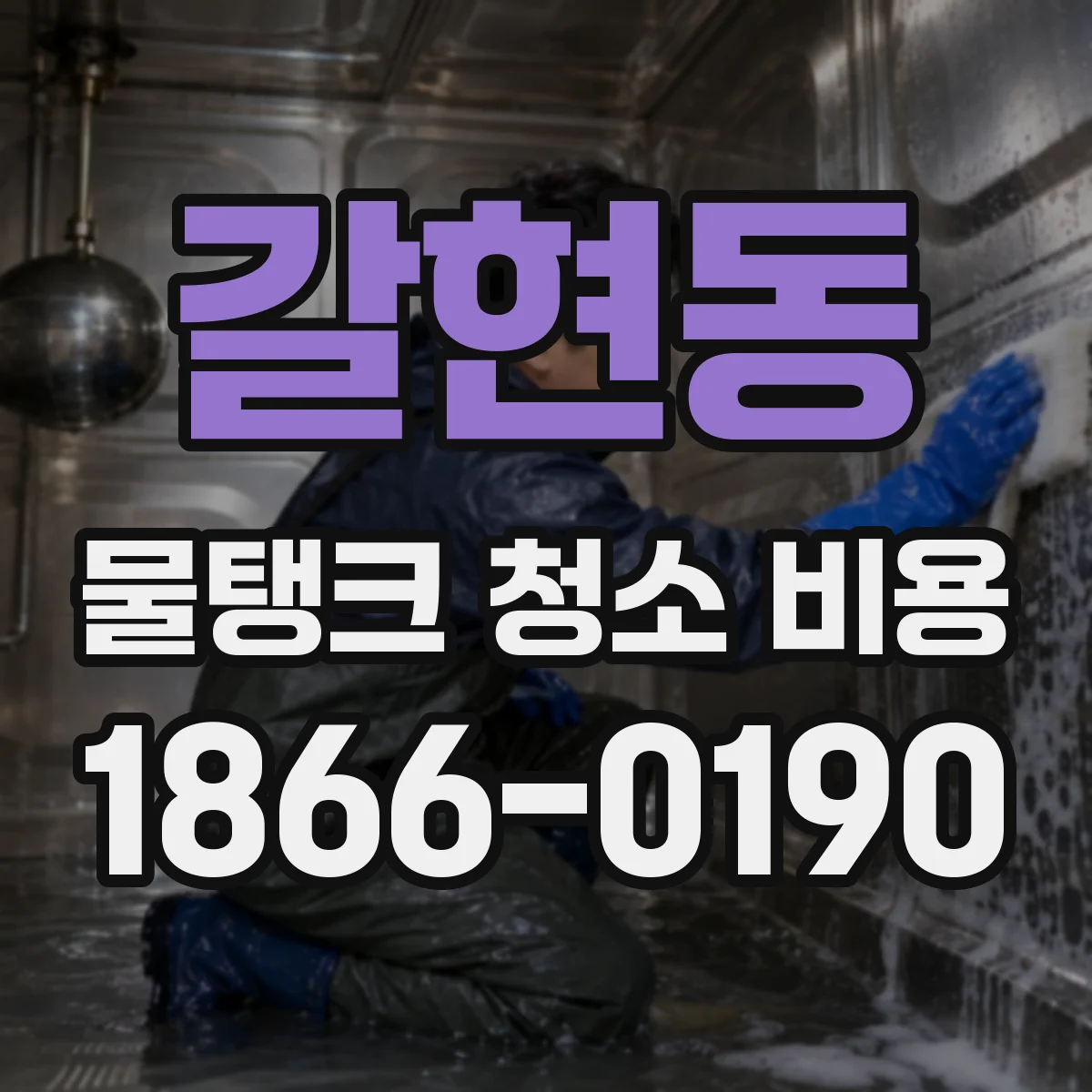 갈현동 물탱크 청소 비용