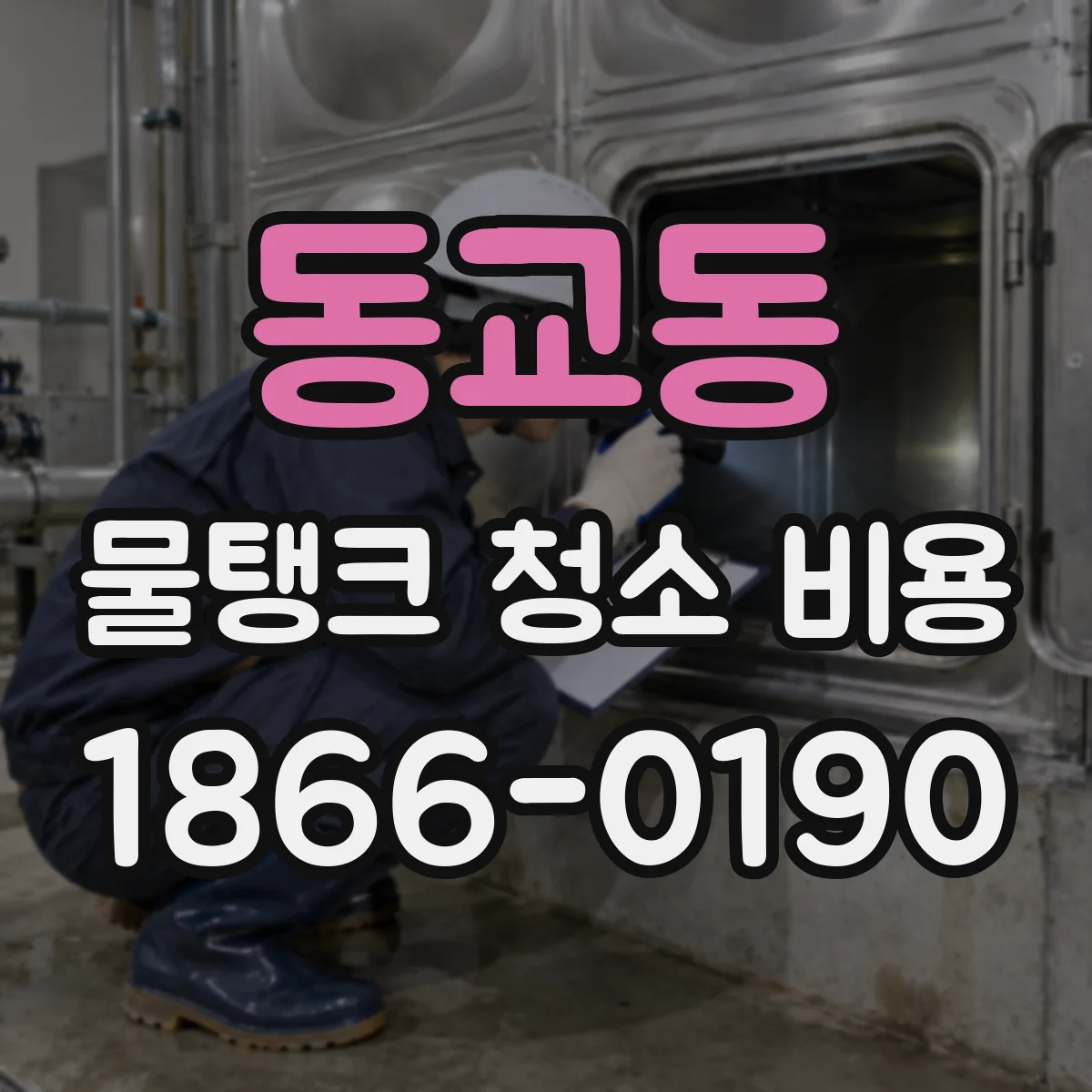 동교동 물탱크 청소 비용