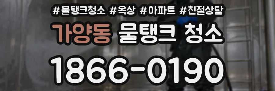 가양동 물탱크 청소