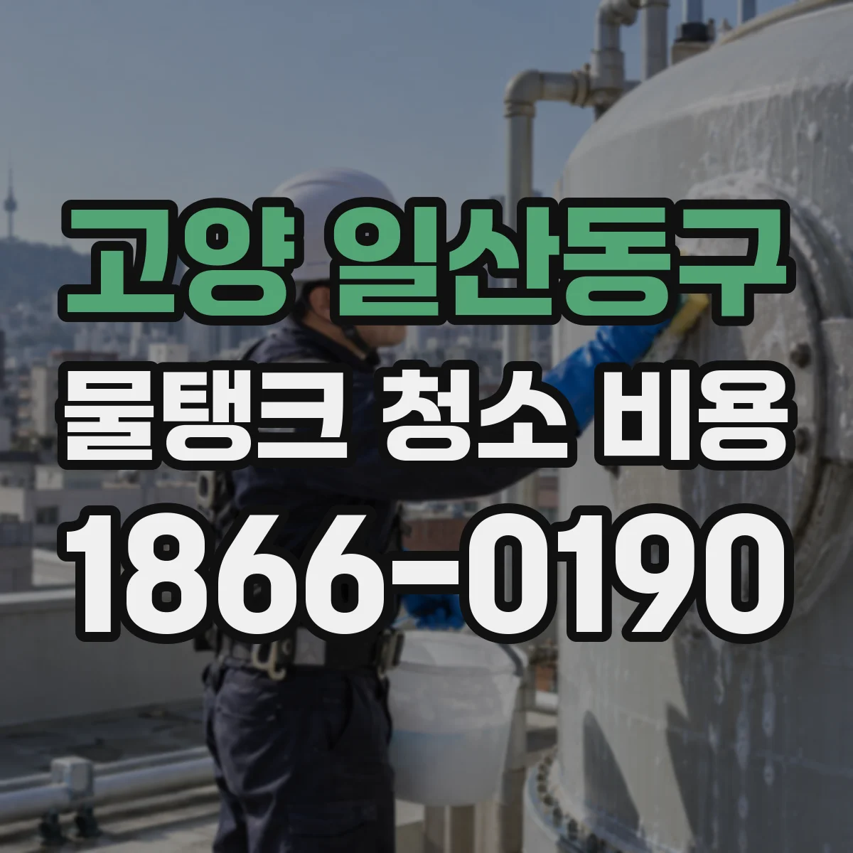 고양 일산동구 물탱크 청소 비용