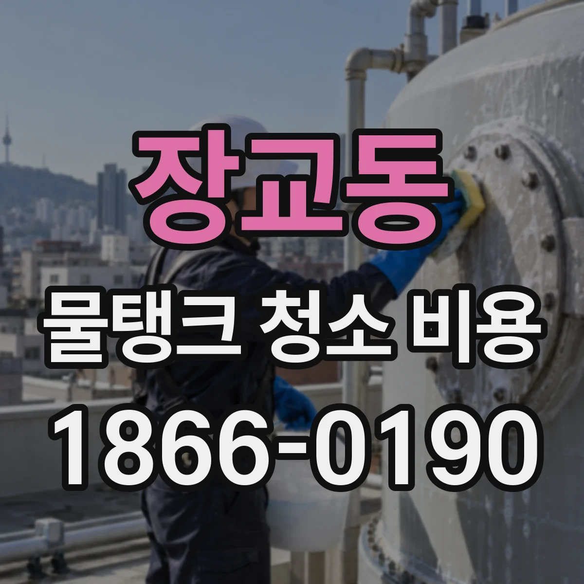 장교동 물탱크 청소 비용