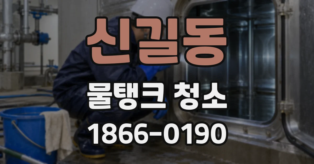 신길동 물탱크 청소