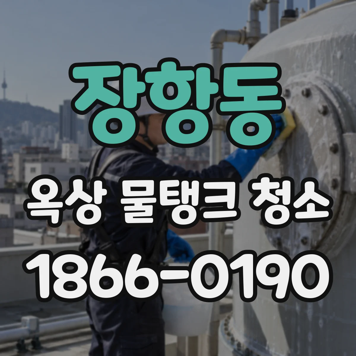 장항동 옥상 물탱크 청소