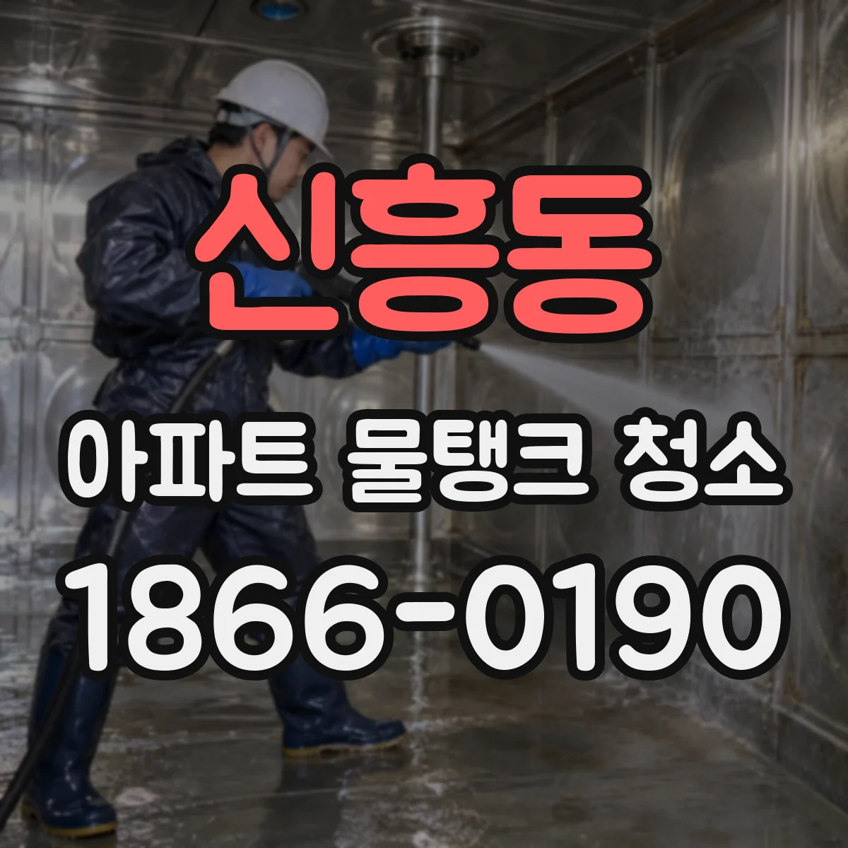 신흥동 아파트 물탱크 청소