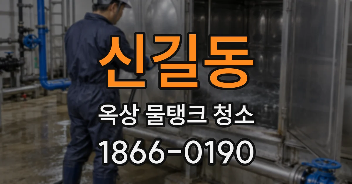 신길동 옥상 물탱크 청소
