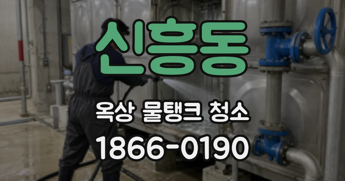신흥동 옥상 물탱크 청소