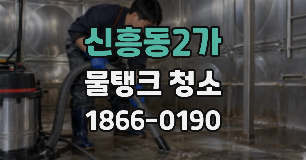 신흥동2가 물탱크 청소