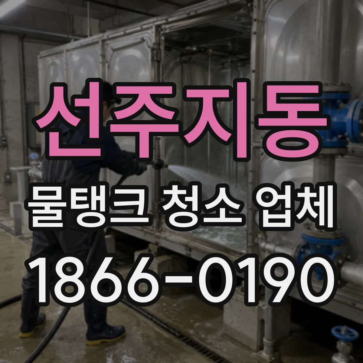 선주지동 물탱크 청소 업체