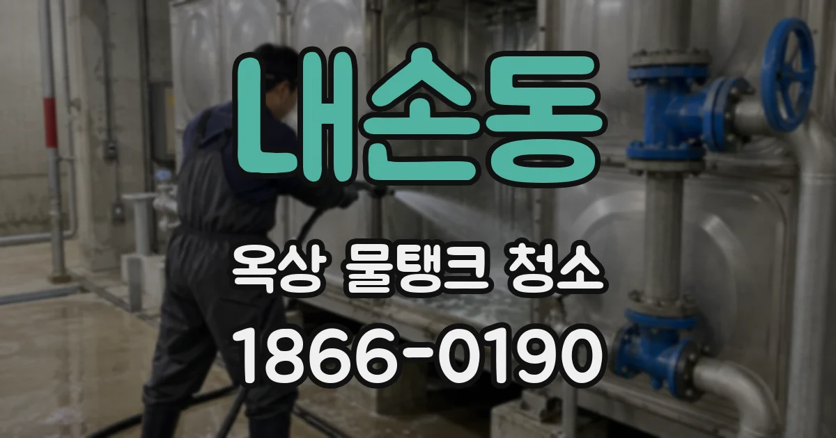 내손동 옥상 물탱크 청소