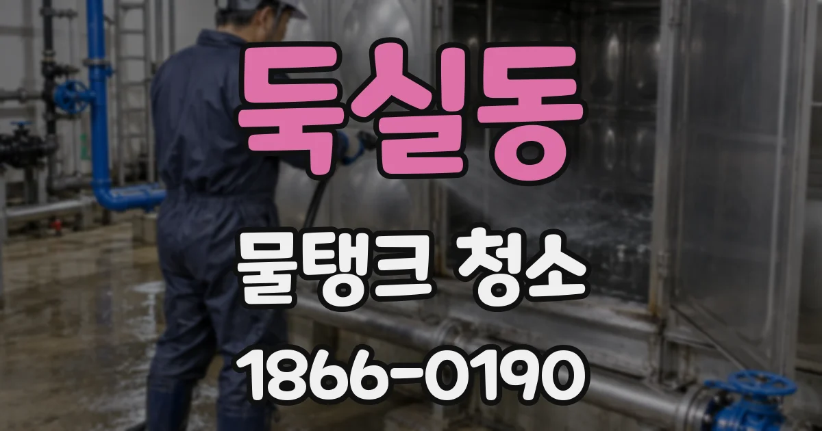 둑실동 물탱크 청소