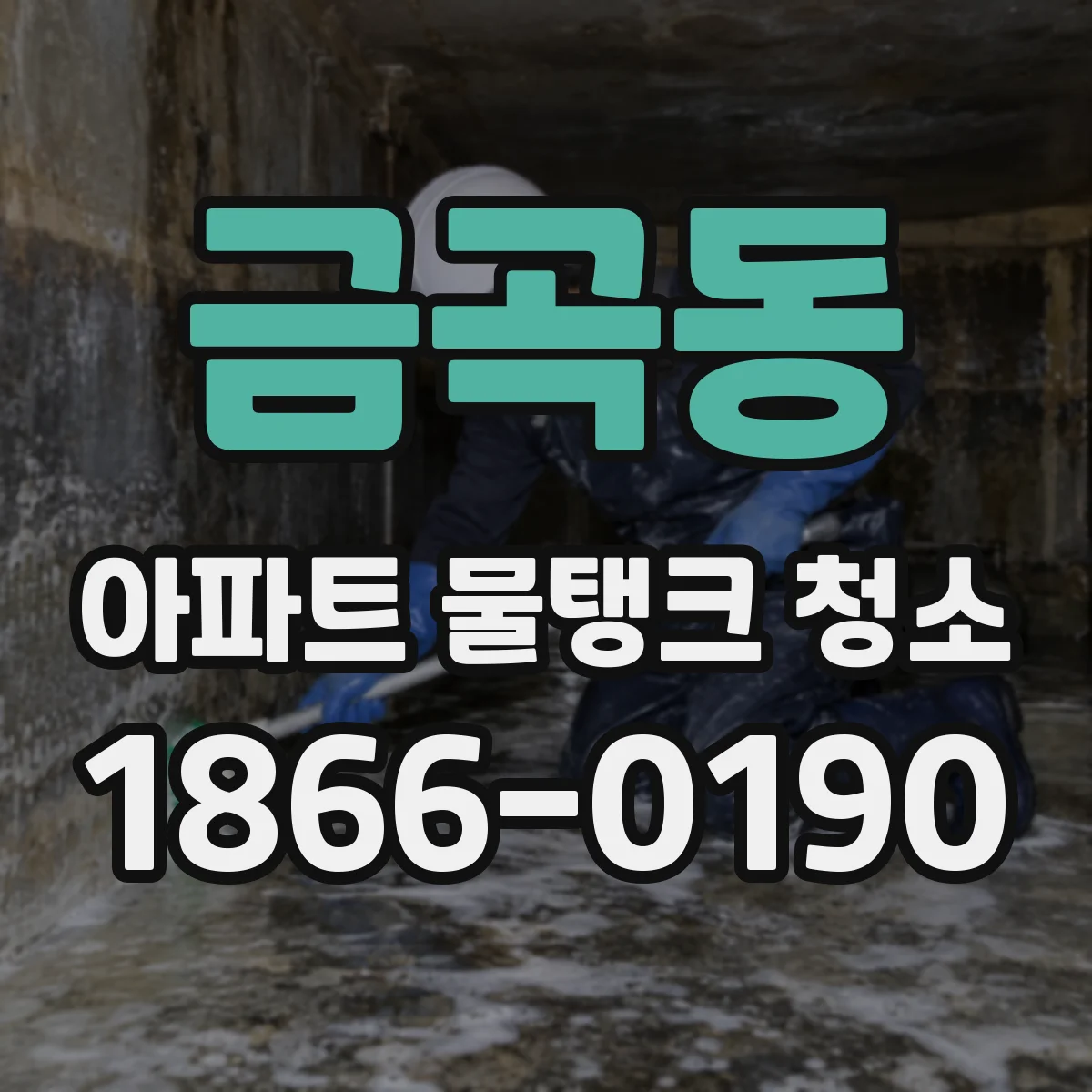 금곡동 아파트 물탱크 청소