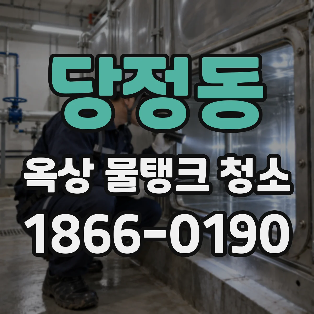 당정동 옥상 물탱크 청소
