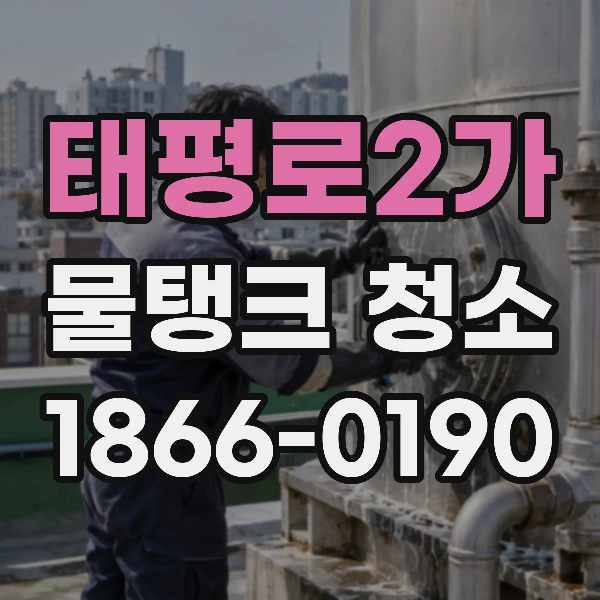 태평로2가 물탱크 청소