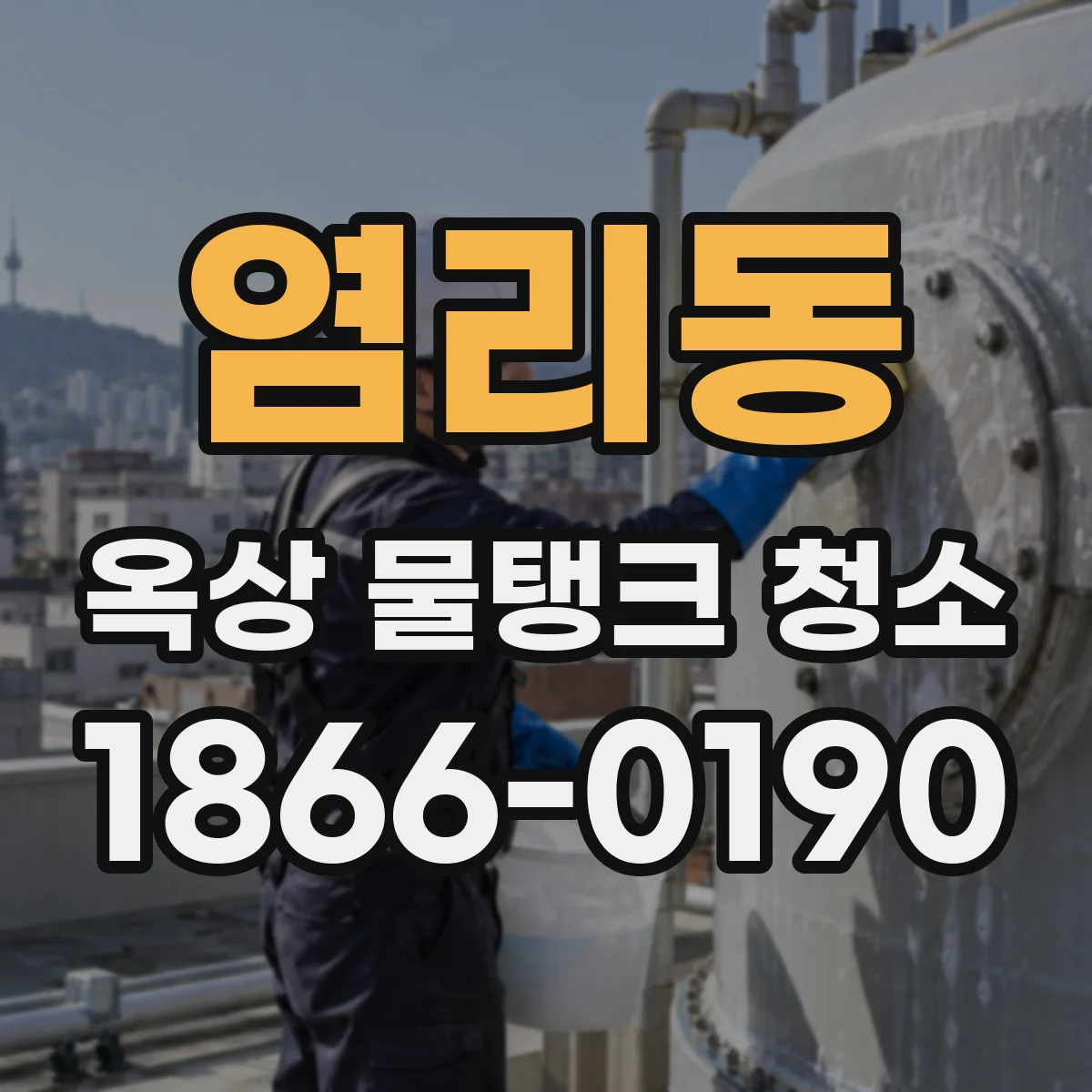 염리동 옥상 물탱크 청소