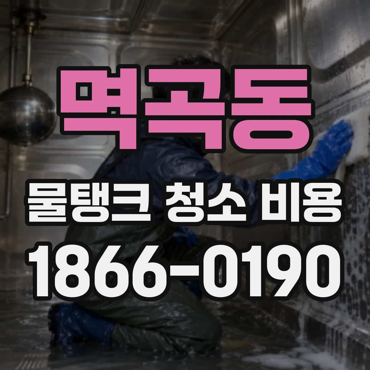 멱곡동 물탱크 청소 비용