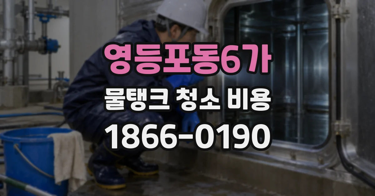 영등포동6가 물탱크 청소 비용