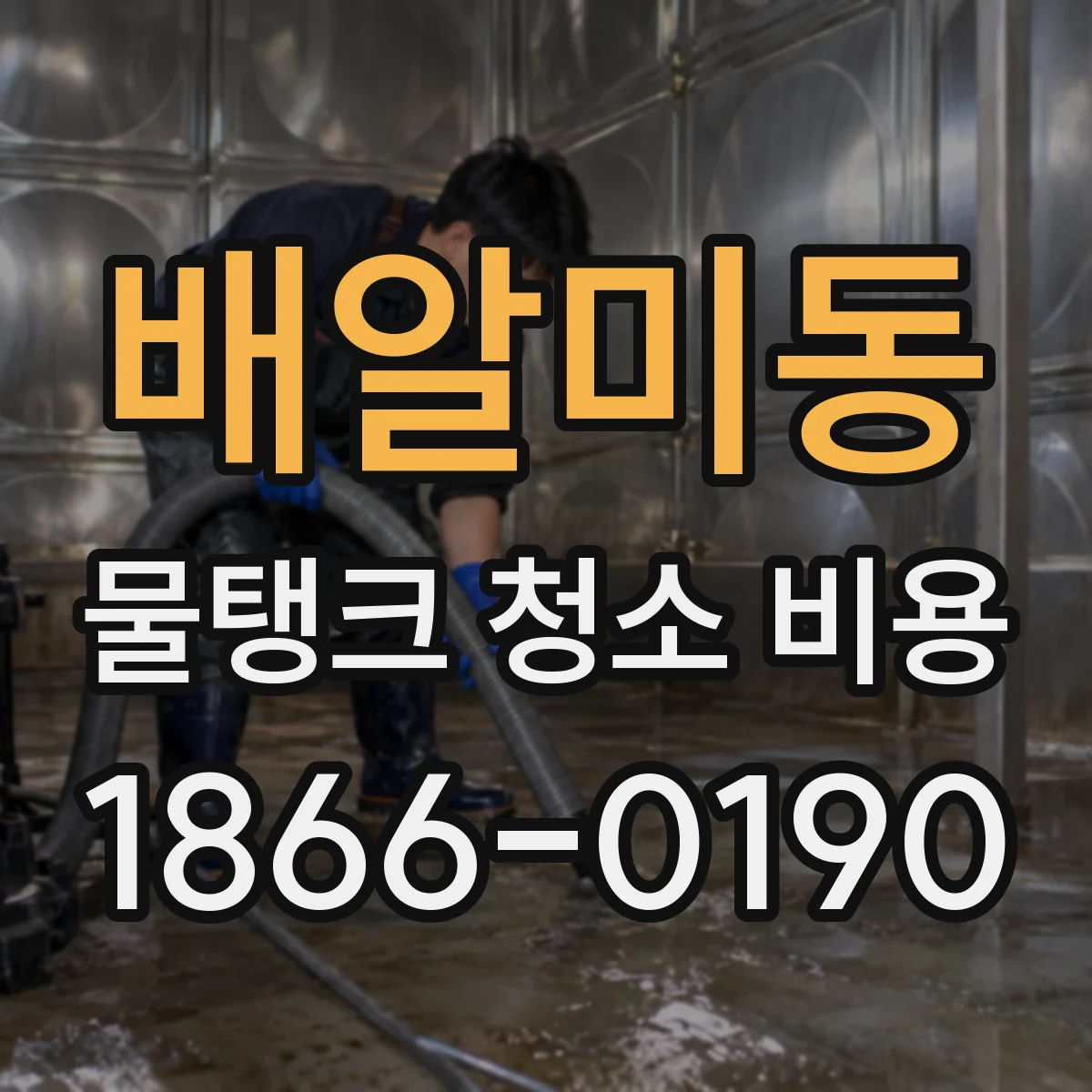 배알미동 물탱크 청소 비용
