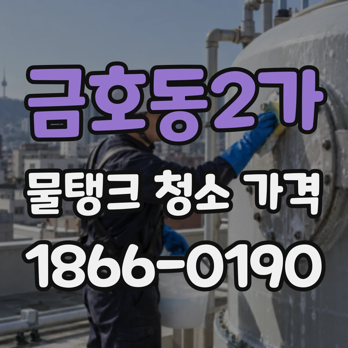 금호동2가 물탱크 청소 가격