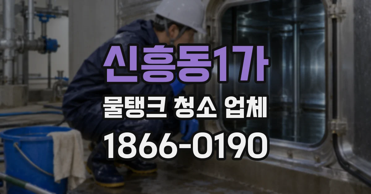 신흥동1가 물탱크 청소 업체