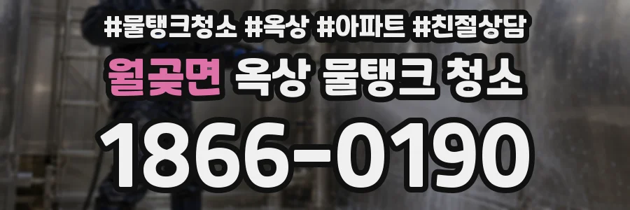 월곶면 옥상 물탱크 청소