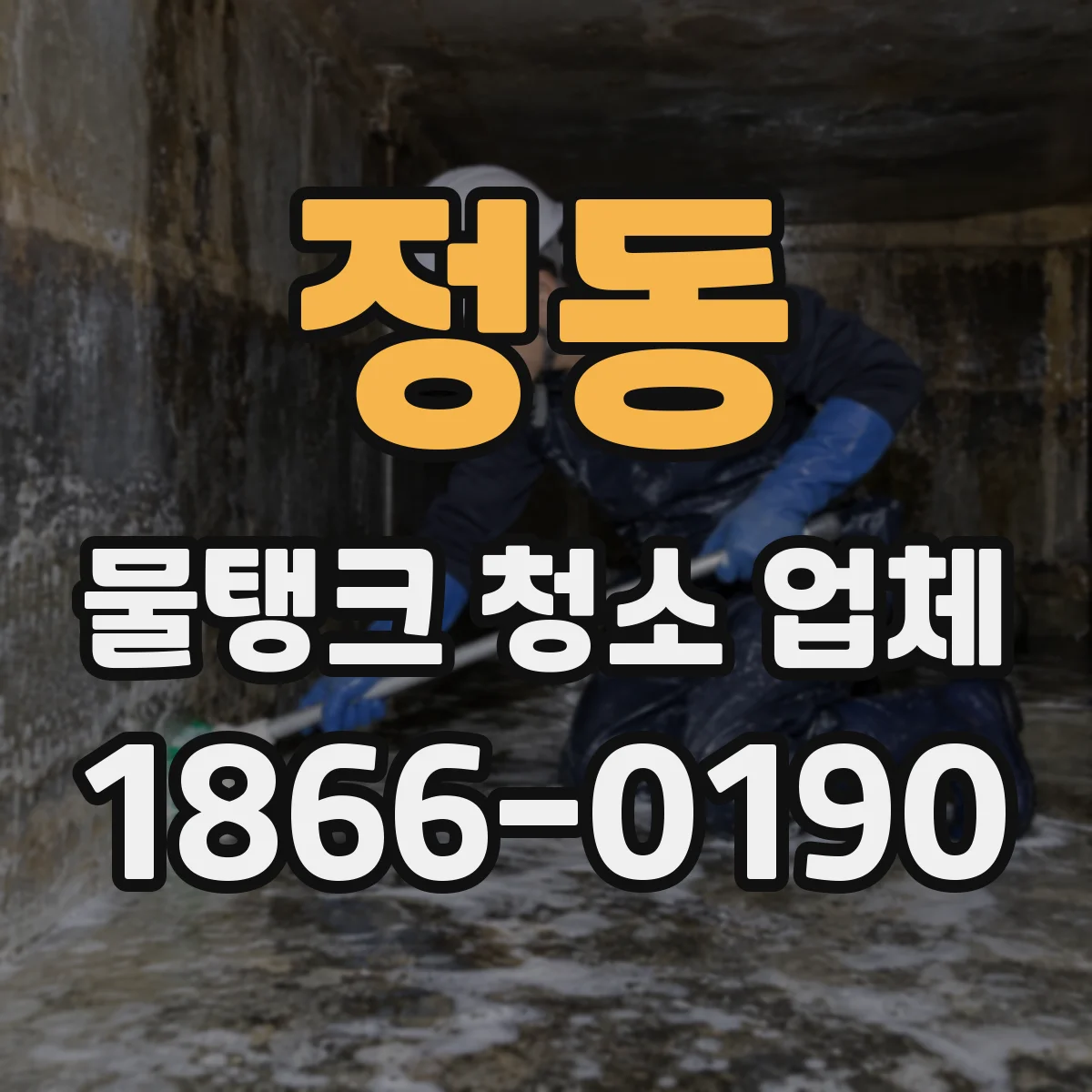 정동 물탱크 청소 업체
