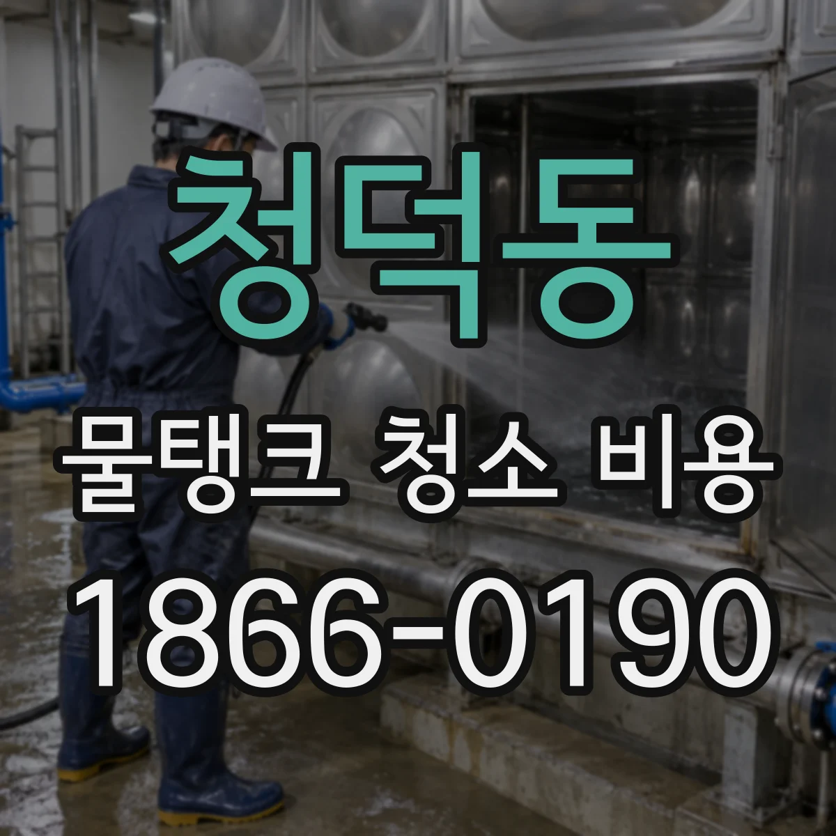 청덕동 물탱크 청소 비용