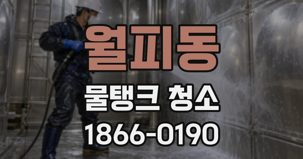 월피동 물탱크 청소
