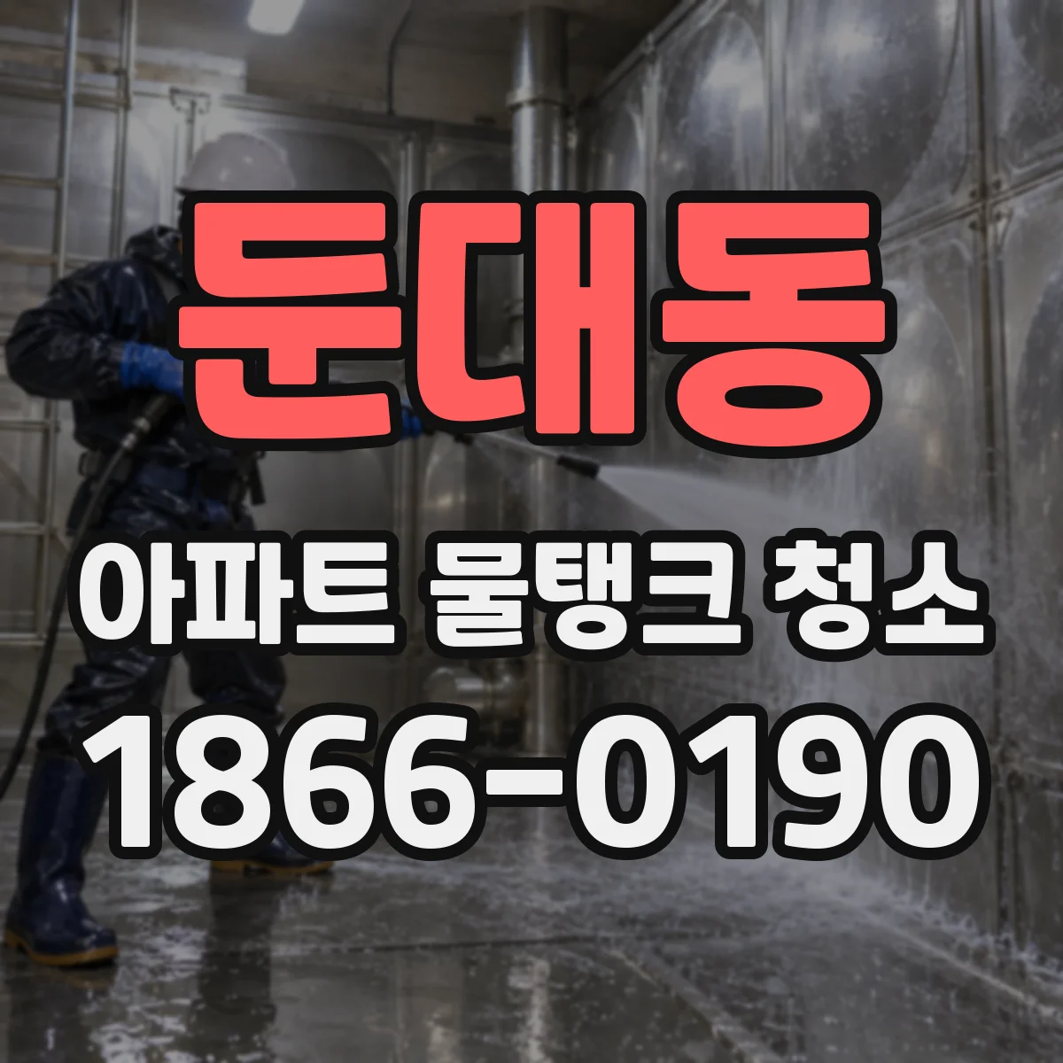 둔대동 아파트 물탱크 청소