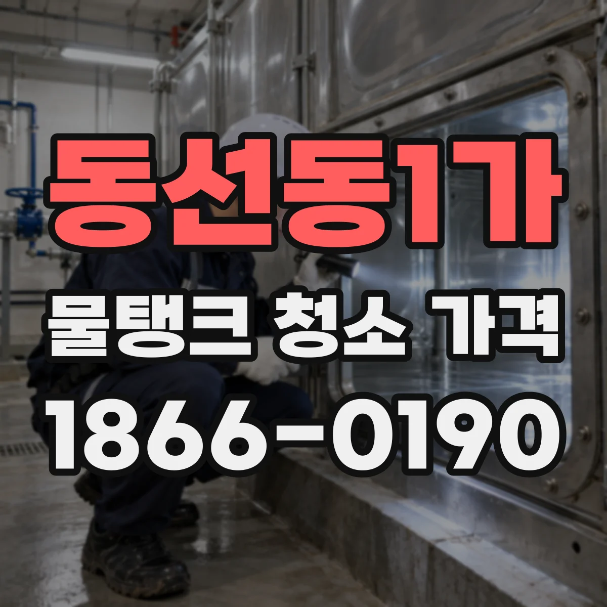 동선동1가 물탱크 청소 가격