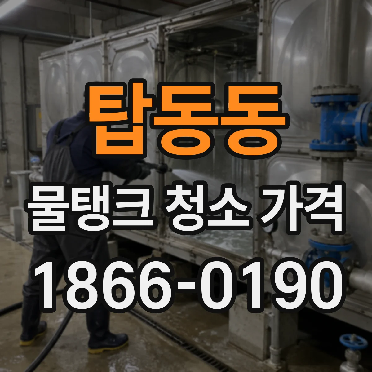탑동동 물탱크 청소 가격