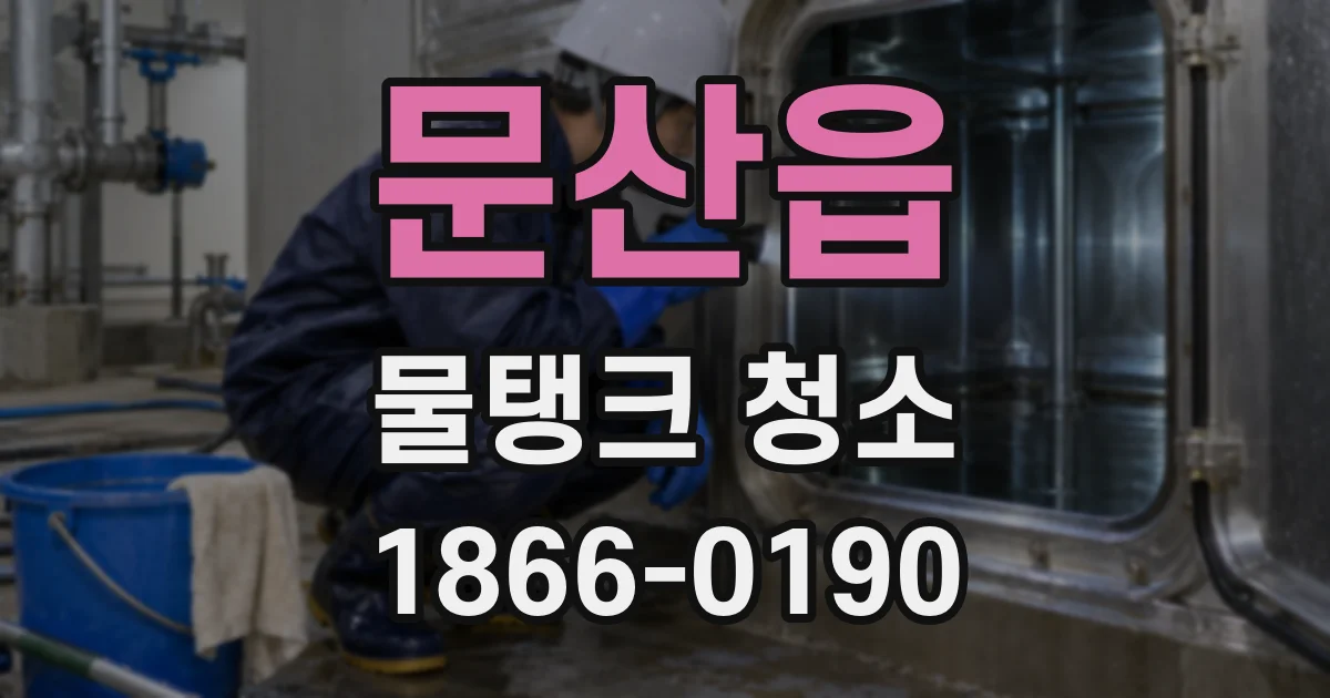 문산읍 물탱크 청소