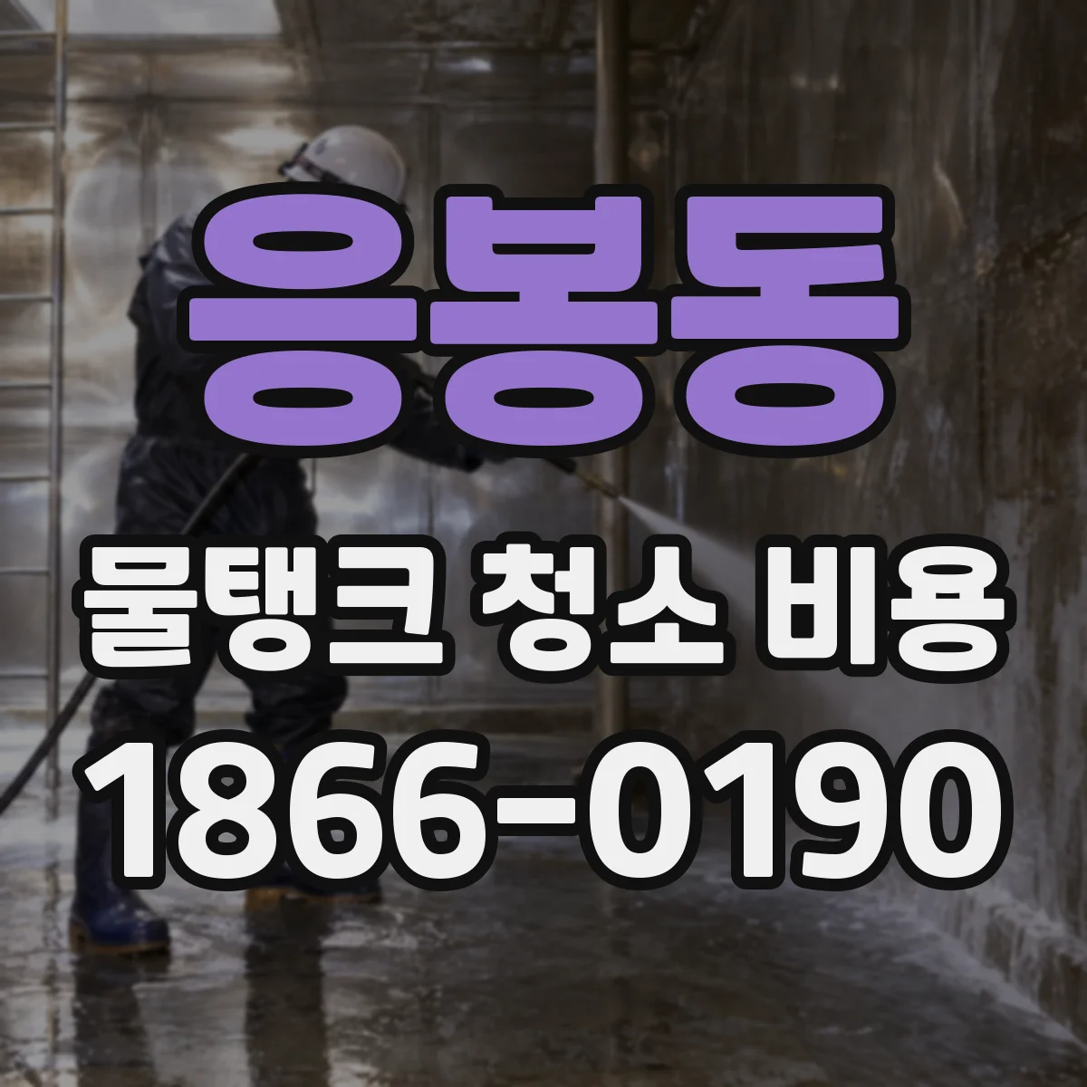 응봉동 물탱크 청소 비용
