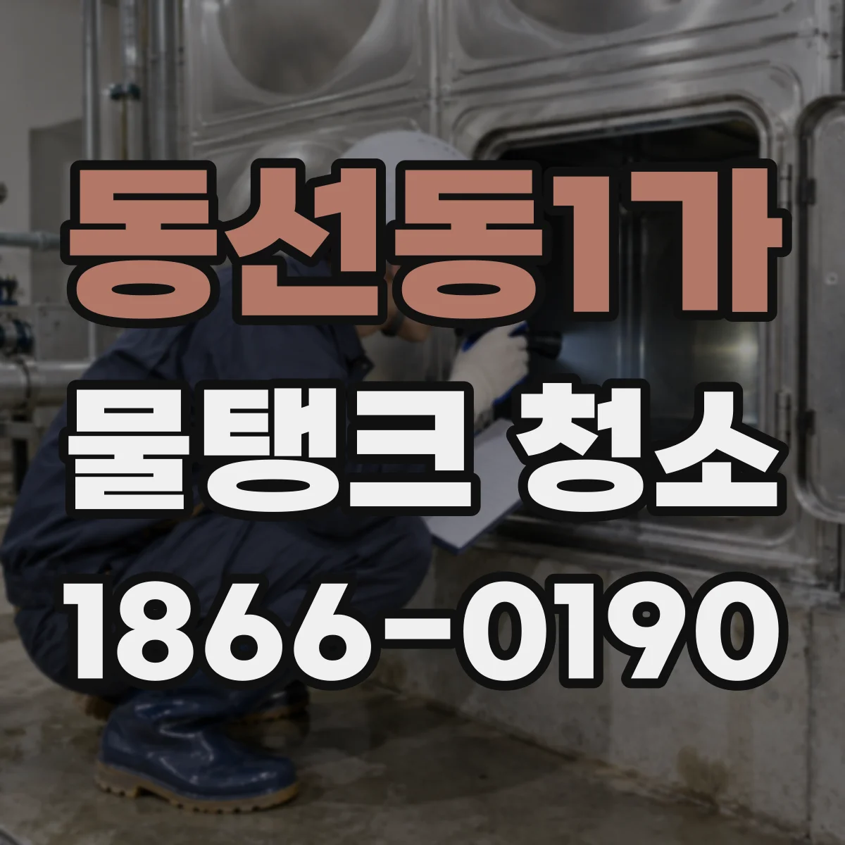 동선동1가 물탱크 청소