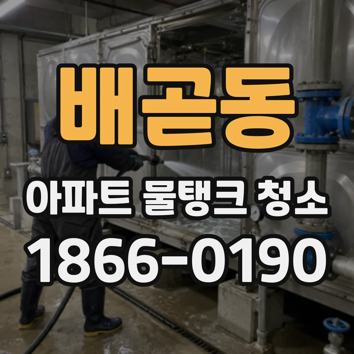 배곧동 아파트 물탱크 청소