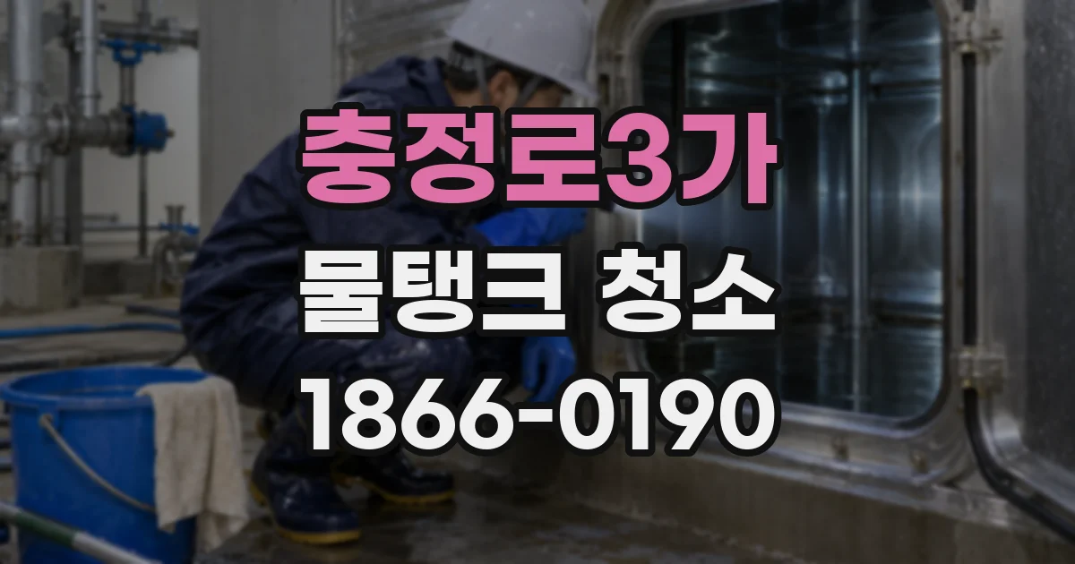 충정로3가 물탱크 청소