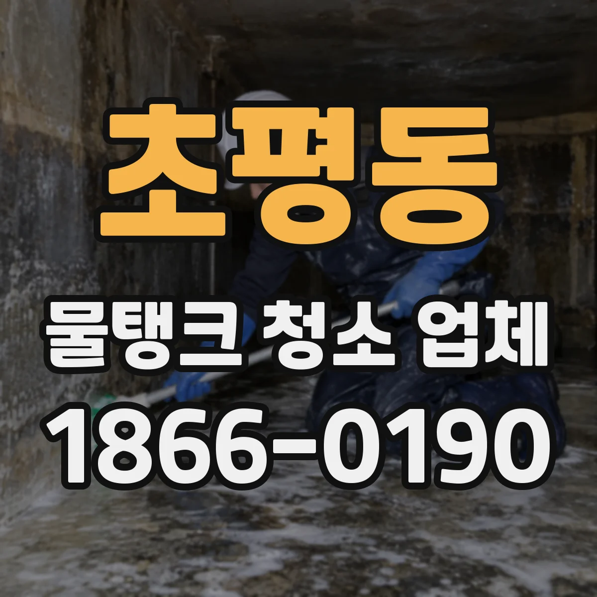 초평동 물탱크 청소 업체